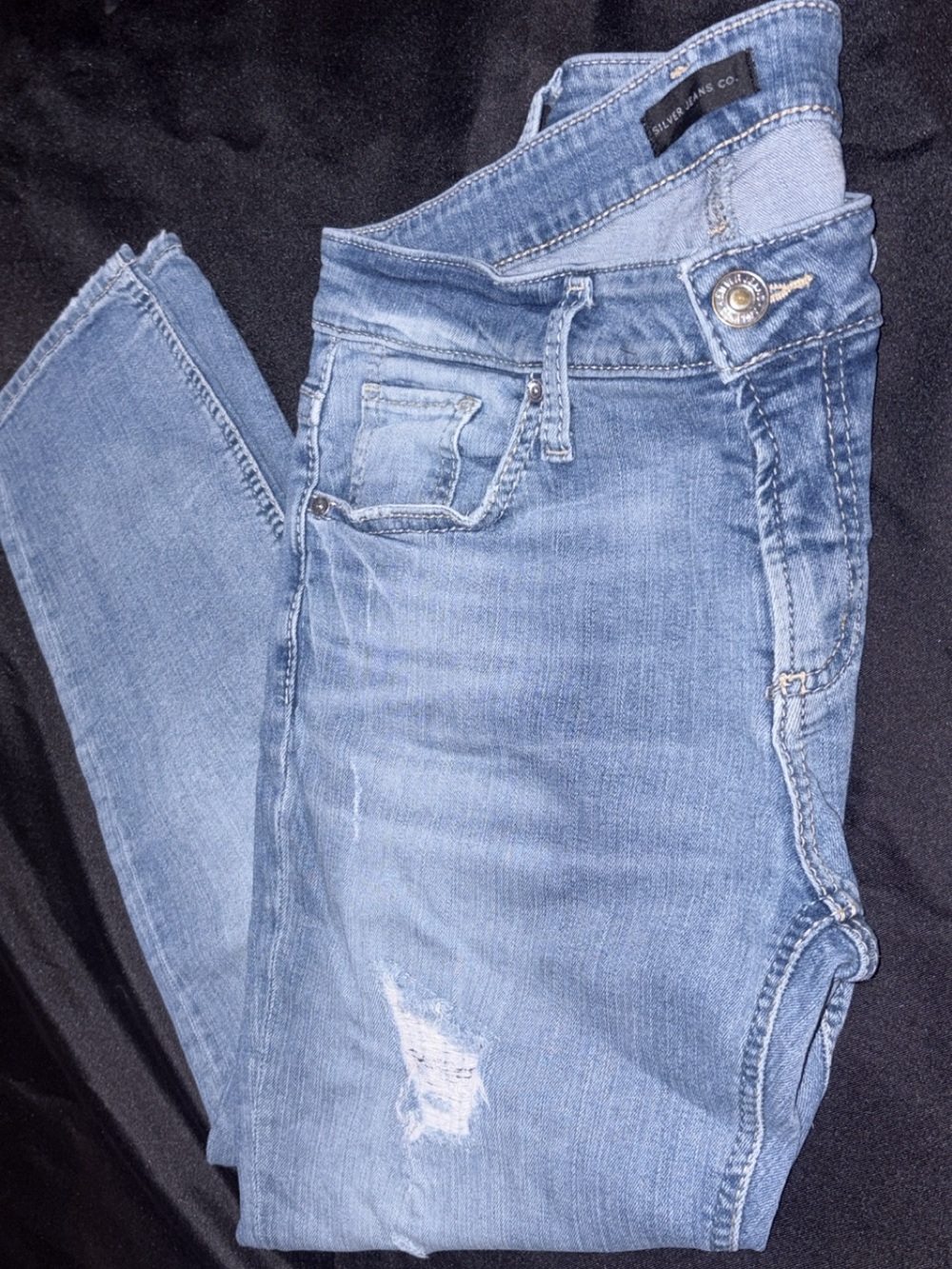 Silver Jeans Light Blue Skinny Jeans